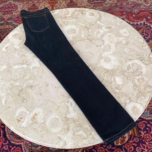 J Brand Curvy Fit Cigarette Leg Ink Wash (Dark Blue) Denim Stretch Jeans - Picture 4 of 12